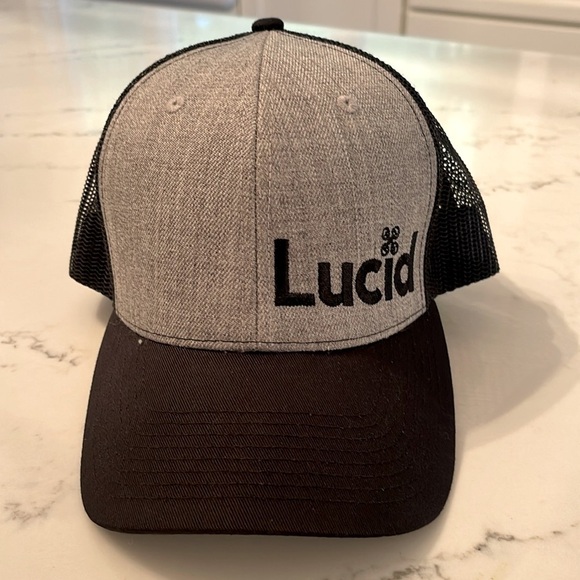 LUCID Black/Grey Trucker Hat - Picture 1 of 4